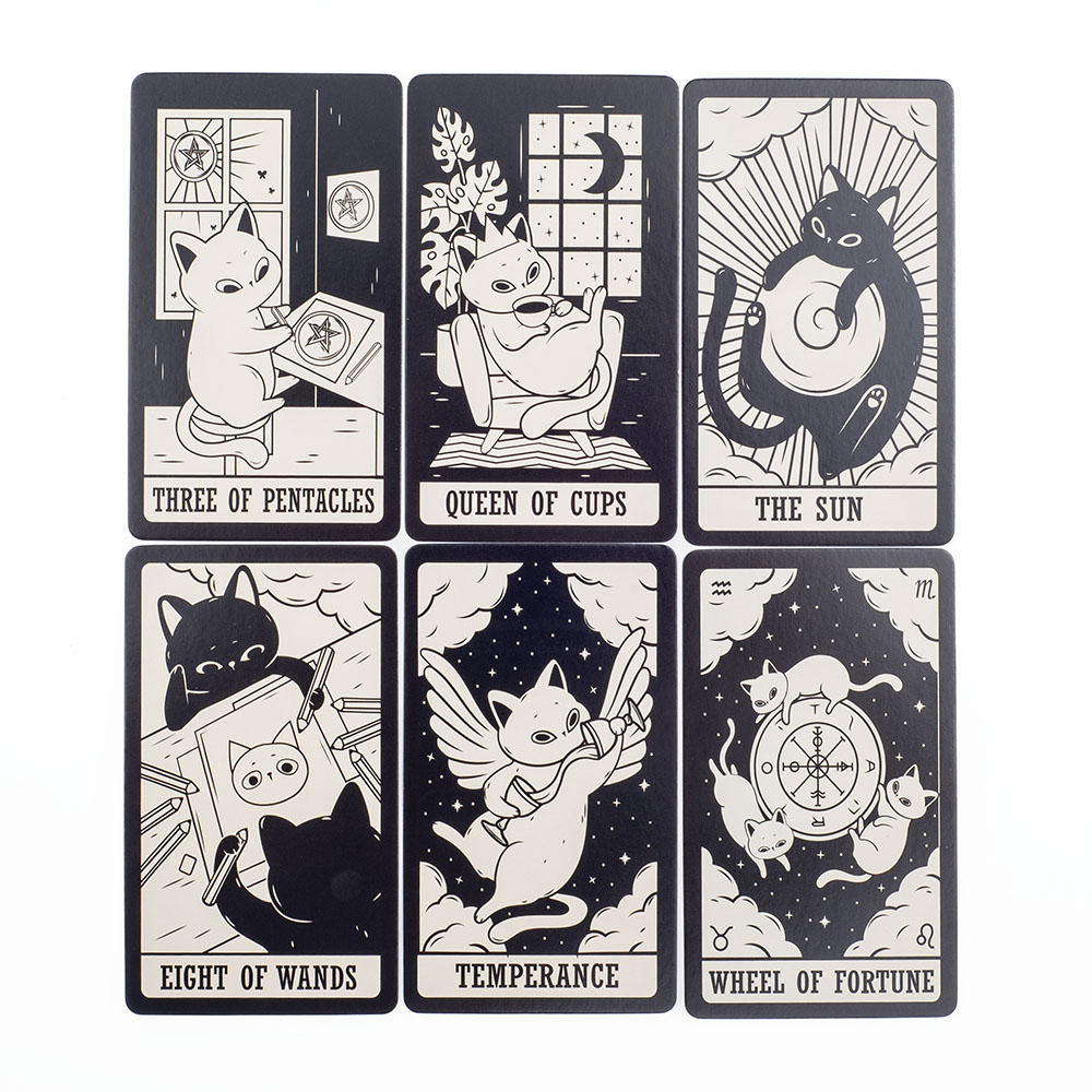 Kitten Tarot Deck 78Pcs Cute B - Tarot Deck With Guidebook 评论和价格