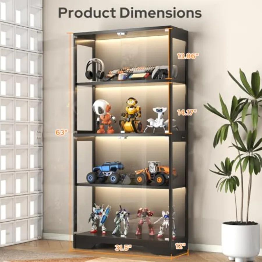 Display Cabinet with Glass Doo - Books 评论和价格