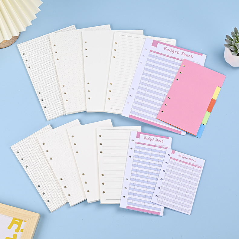A6 A5 Loose Leaf Notebook Refi - A5 Spiral Dotted Grid Notebook 评论和价格