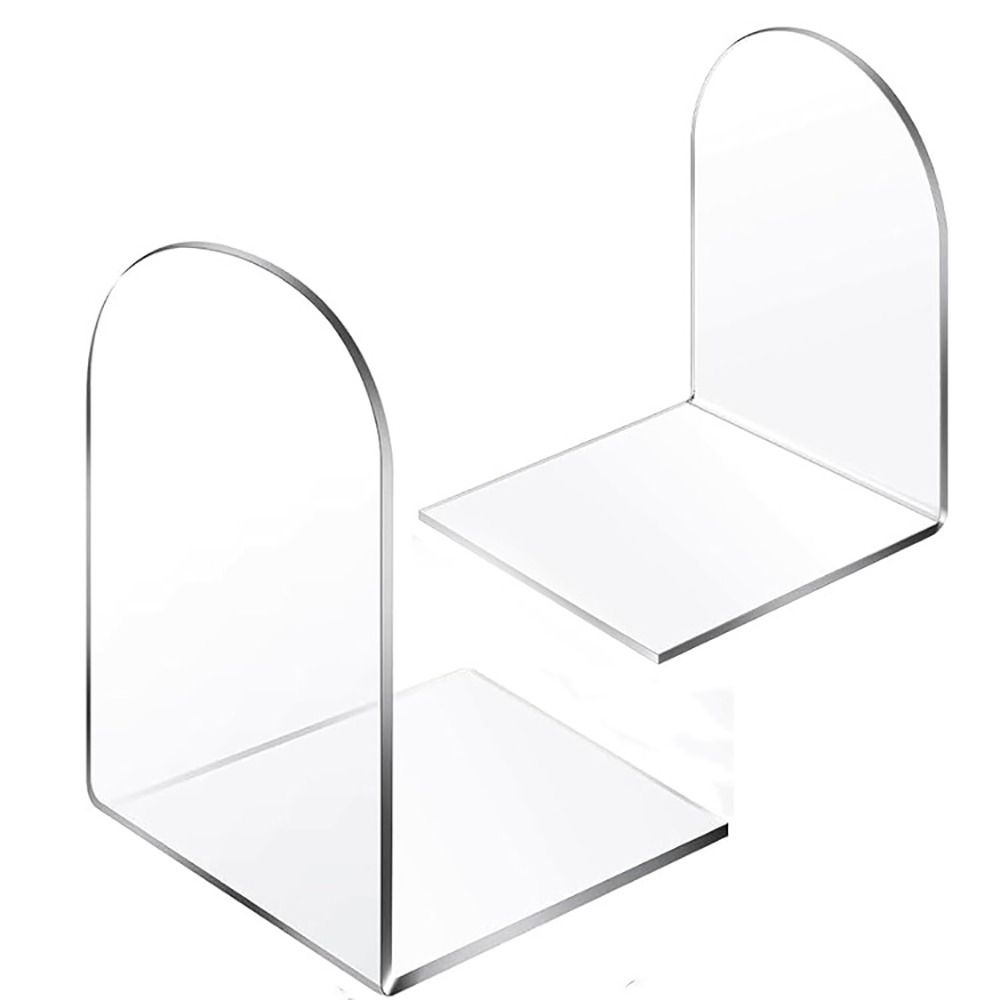 Acrylic Book Ends for Book She - Clear Acrylic Book Stand Holder 评论和价格