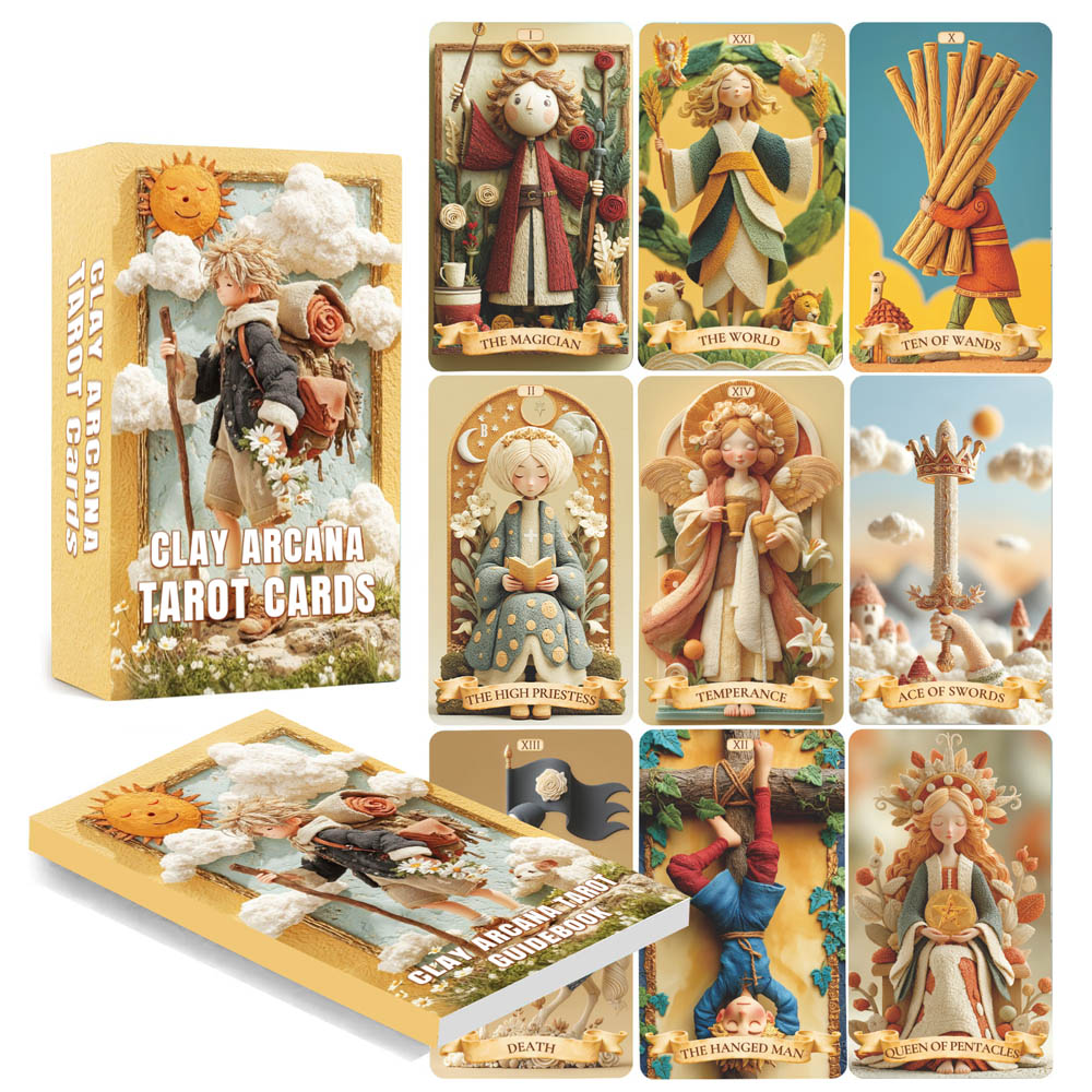 78 Tarot Cards Set, 13x8 Cm Th - Tarot Deck With Guidebook 评论和价格
