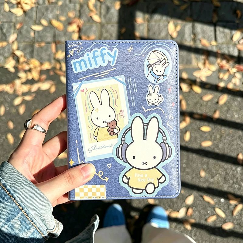 Vintage Denim Miffy Rabbit Lea - Vintage Leather Journal Notebook 评论和价格