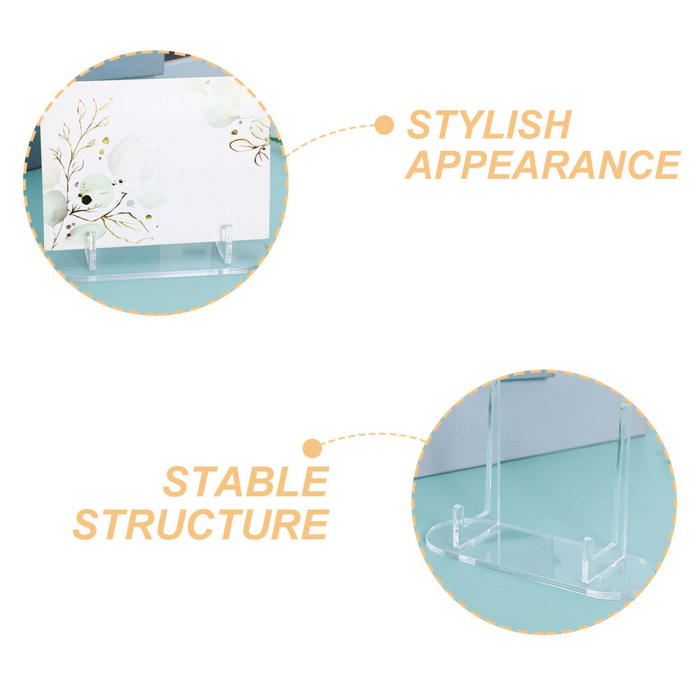 2Pcs Transparent Acrylic Displ - Clear Acrylic Book Stand Holder 评论和价格