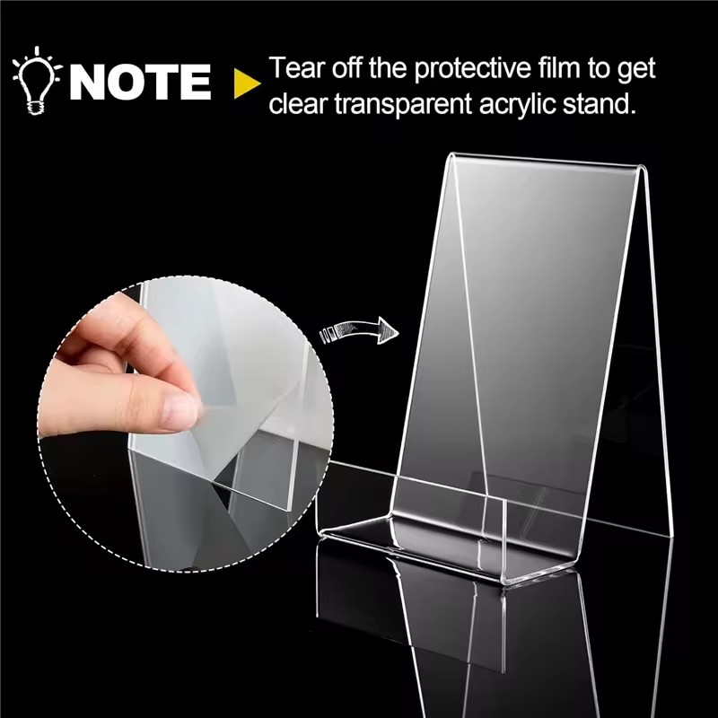 4pcs Clear Adjustable Book Sta - Clear Acrylic Book Stand Holder 评论和价格