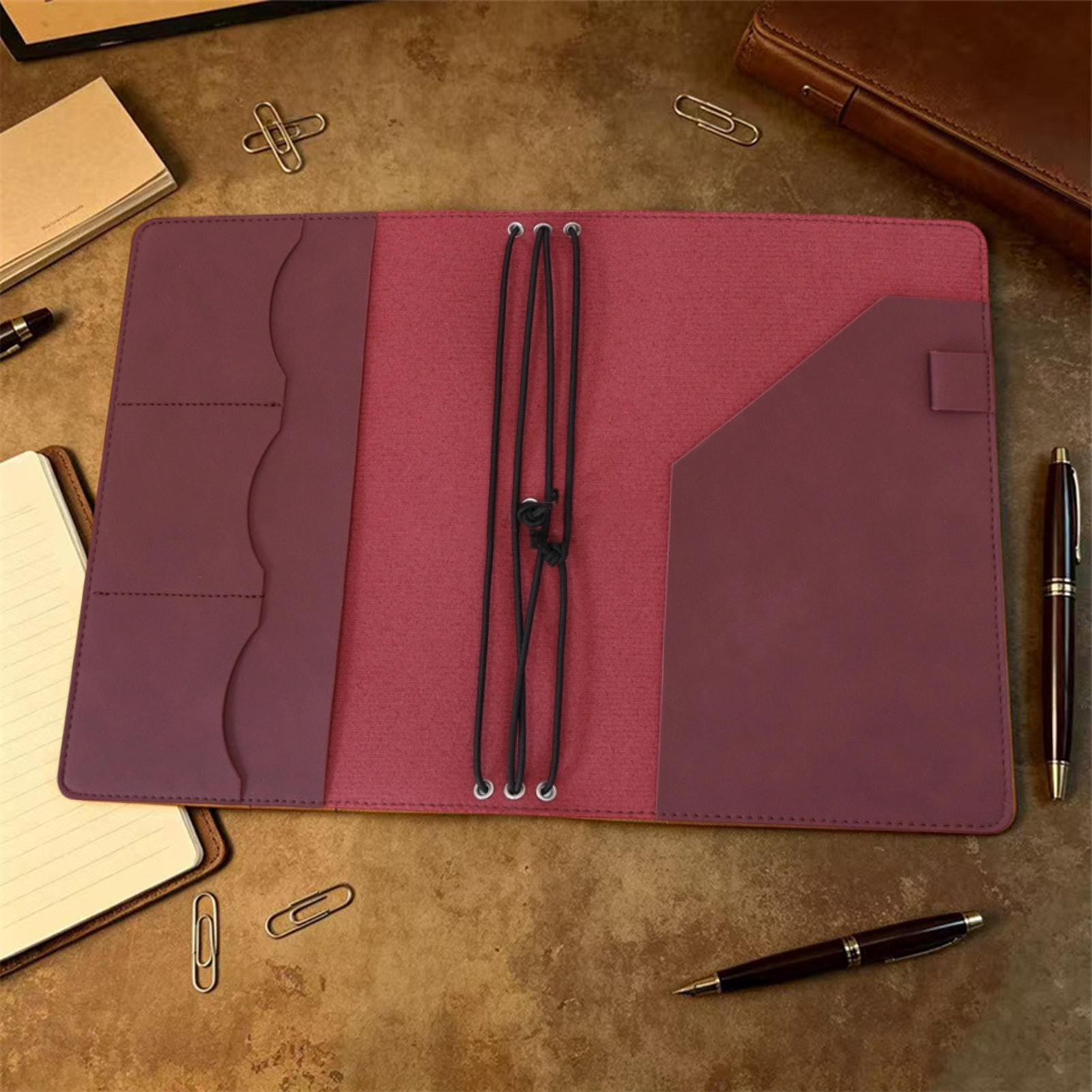 Leather A5 Notebook Cover Mult - Vintage Leather Journal Notebook 评论和价格