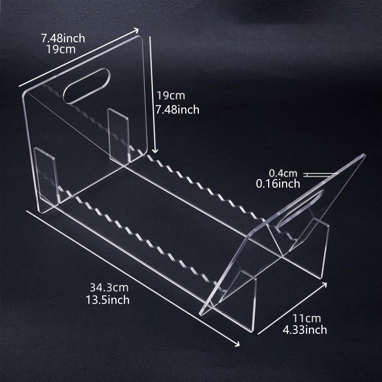 Acrylic Vinyl Record Holder,Re - Clear Acrylic Book Stand Holder 评论和价格
