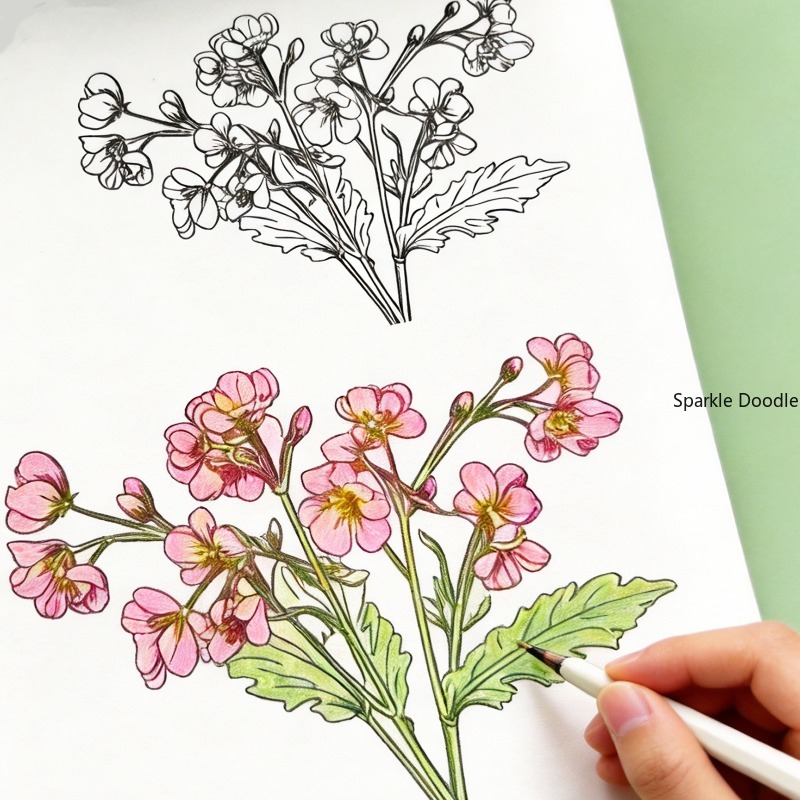 An Adult Decompression Flower  - Chinese Calligraphy Practice Book 评论和价格