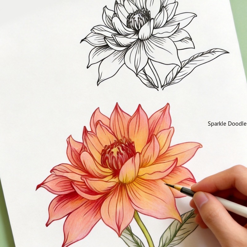 An Adult Decompression Flower  - Chinese Calligraphy Practice Book 评论和价格